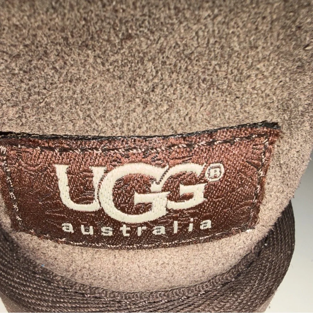 UGG Chocolate Brown Suede Boots - Picture 4 of 8